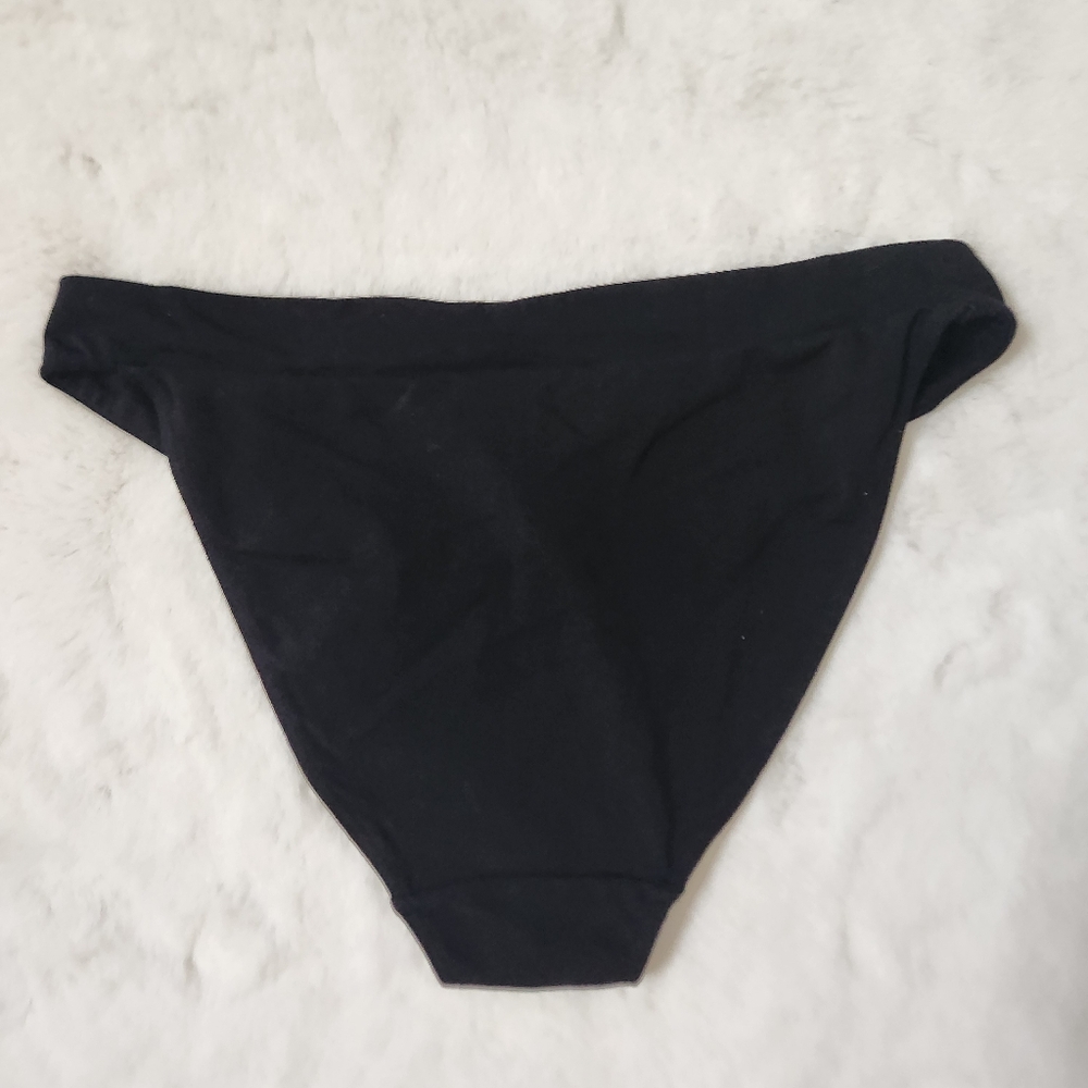 Pink Victorias secret black Black High Leg panty Size Large - Picture 4 of 6
